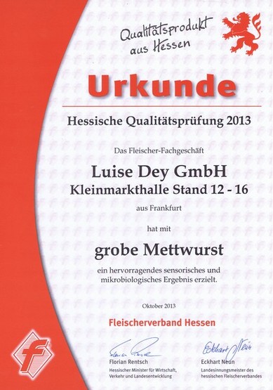  Auszeichnung Luise Dey GmbH